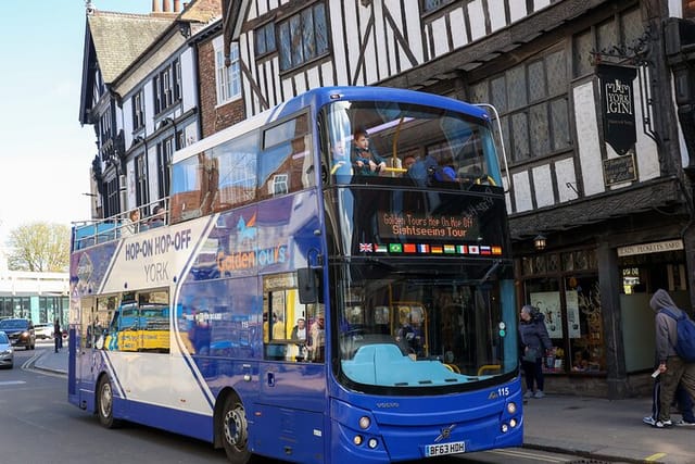 Golden Tours York Hop-on Hop-off Open Top Bus Tour with Audio Guide - Photo 1 of 25